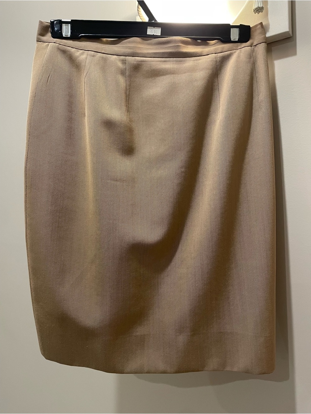 Vintage MADE IN ITALY Oliver Classic Women's Tan Pencil Skirt